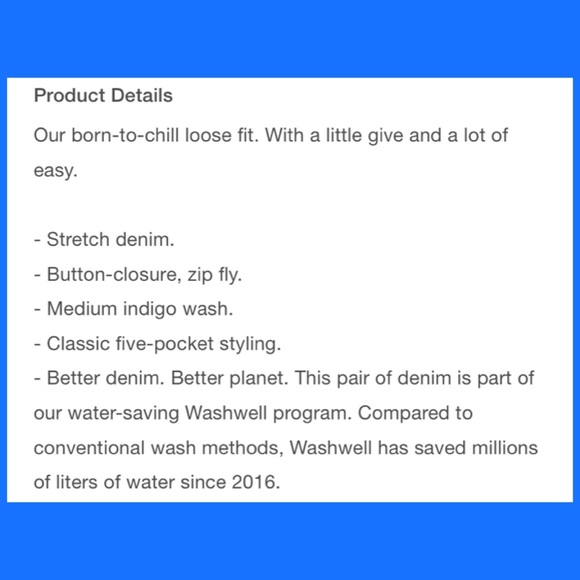 GAP High-Stride Jeans size 8 Slouchy Fit Distress “A Whole Lot of Easy!”NWTS-$80 - Picture 5 of 5